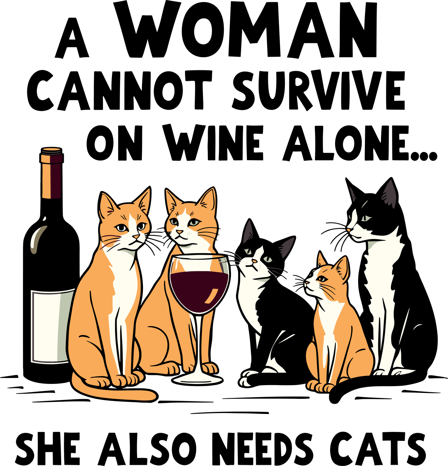 A Woman Also Needs Cats