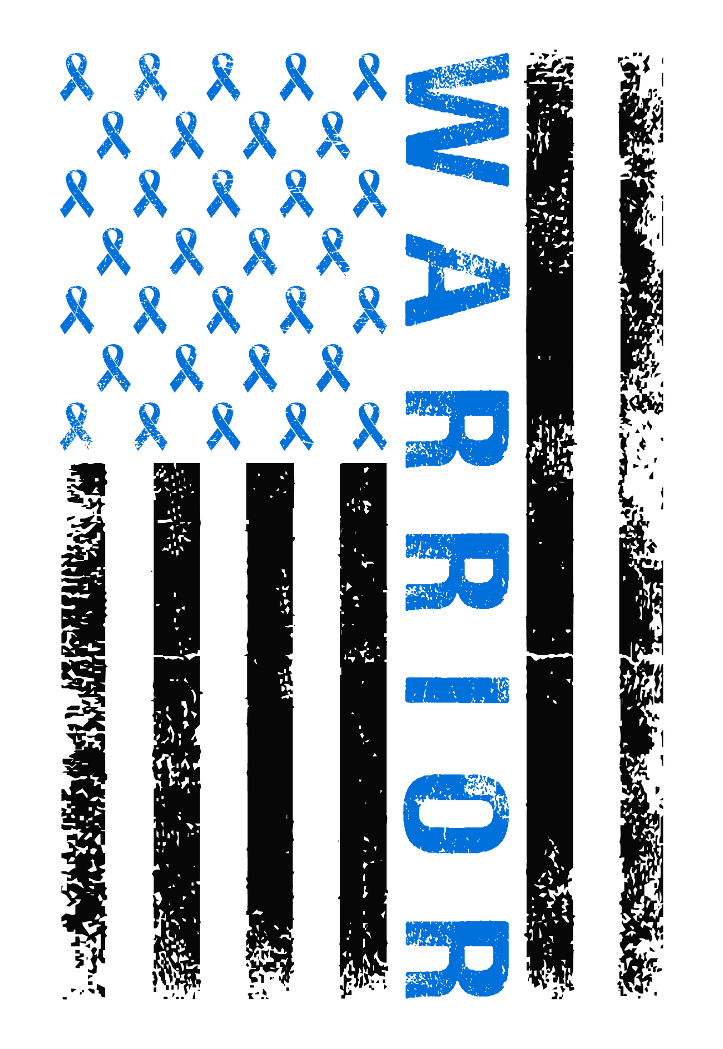 Colon Cancer Warrior Flag