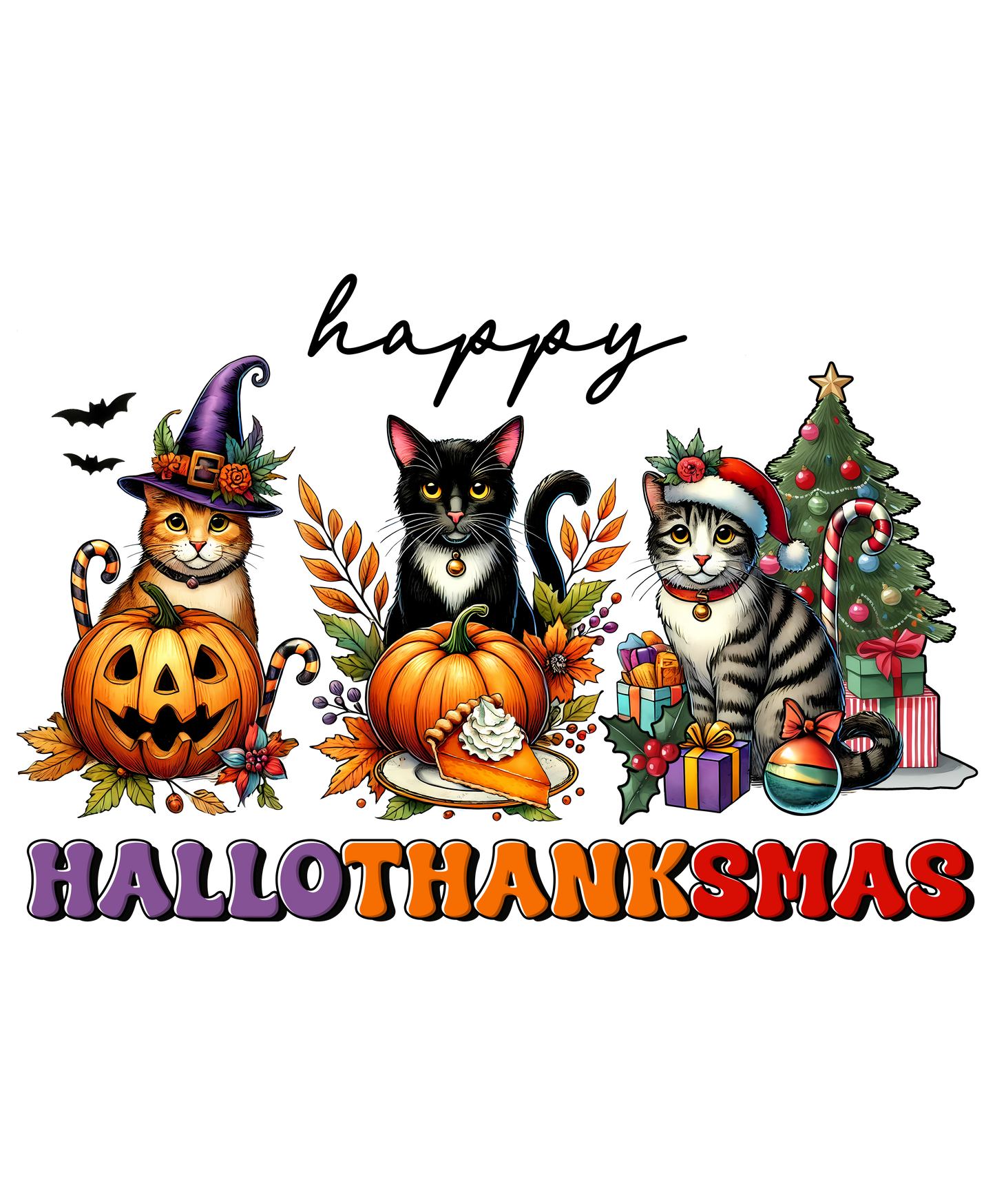 HALLOTHANKSMAS Cats