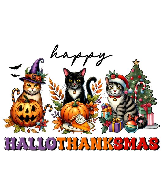 HALLOTHANKSMAS Cats