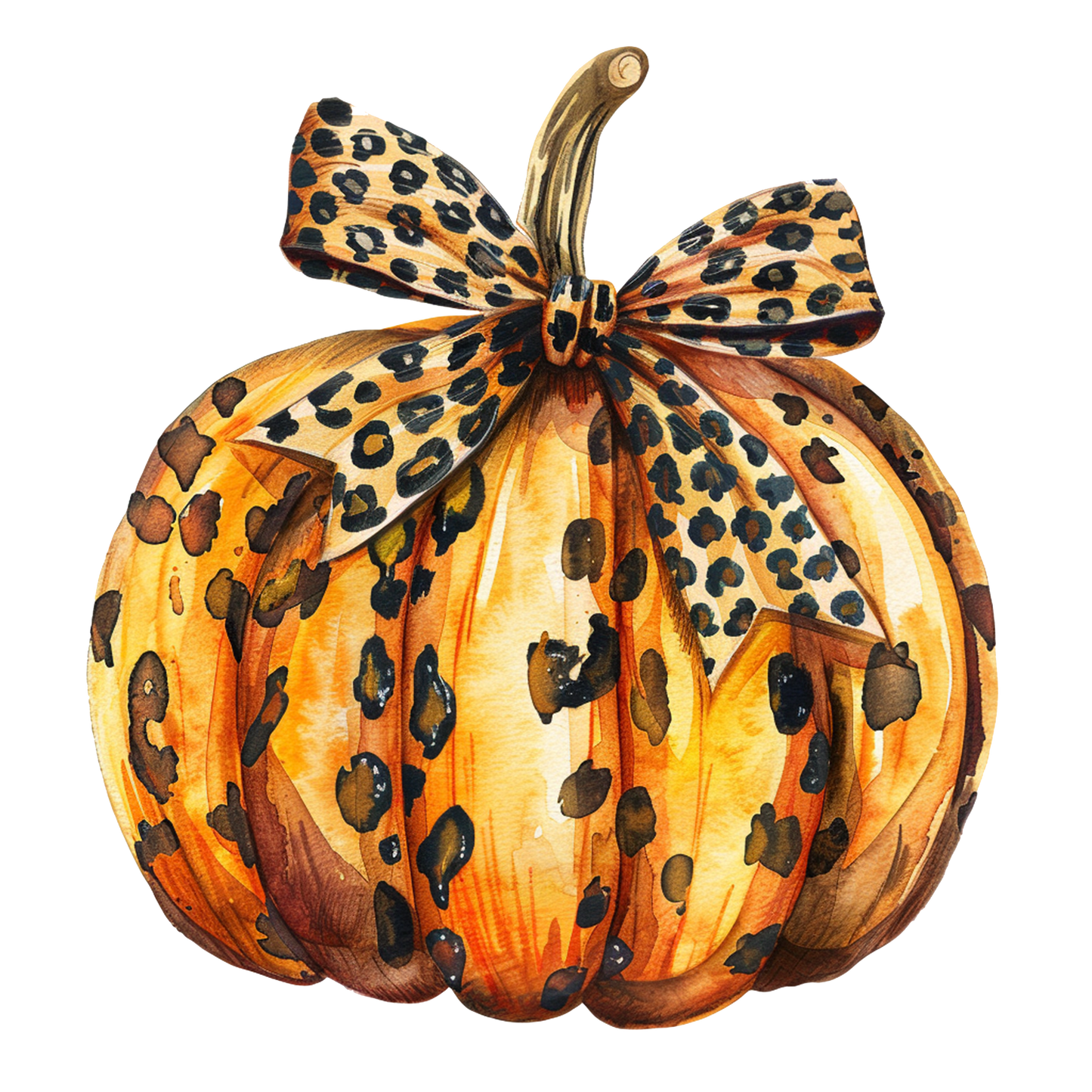 Cheetah Print Pumpkin