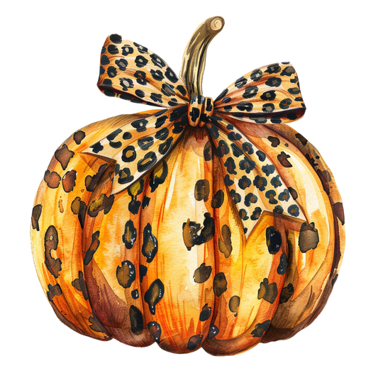 Cheetah Print Pumpkin