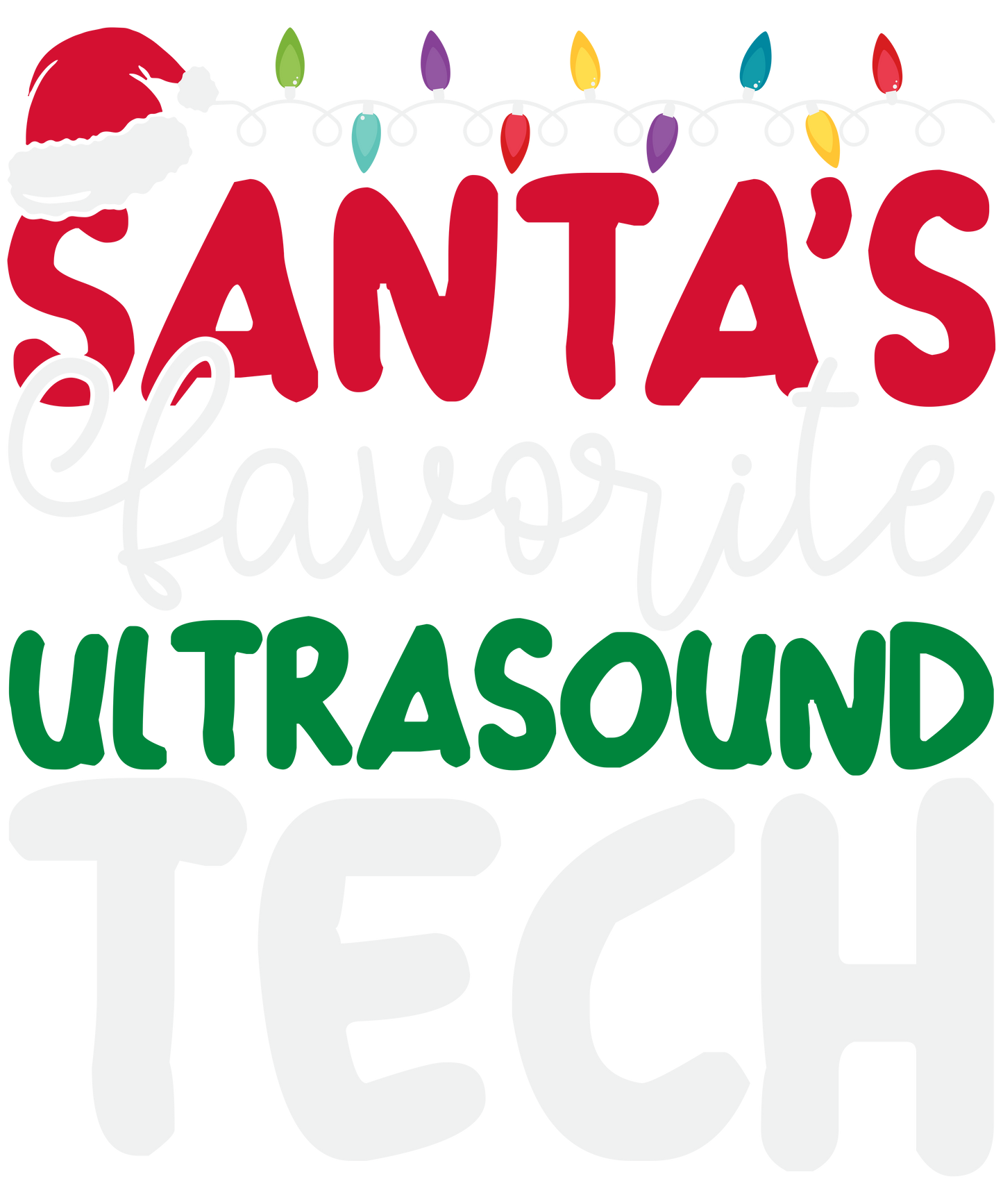 Santa's Favorite Ultrasound Tech