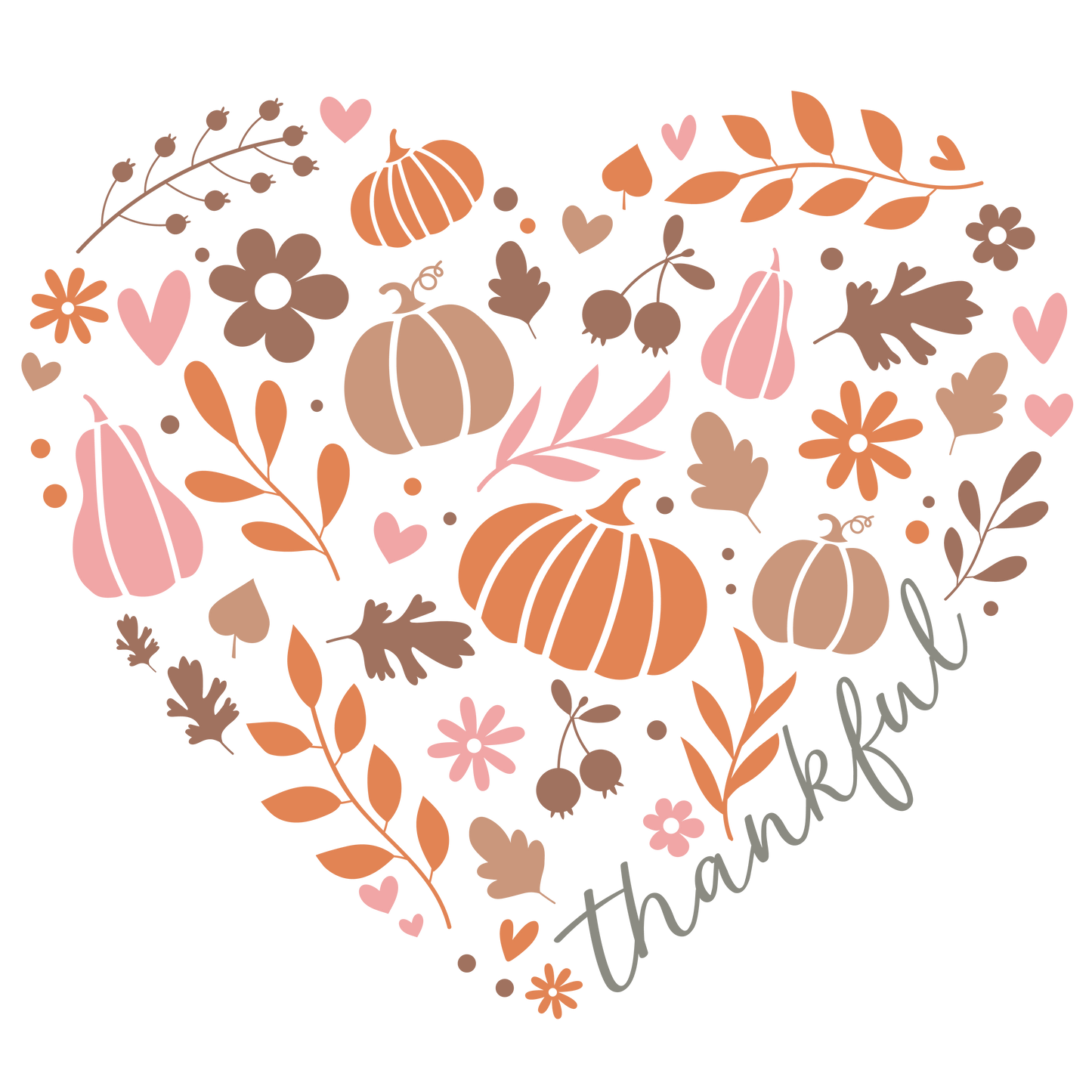 Thankful Fall Heart