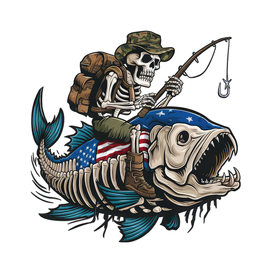 Patriotic Skeleton