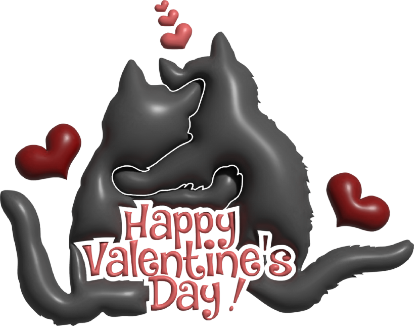 Happy Valentine's Day Cats