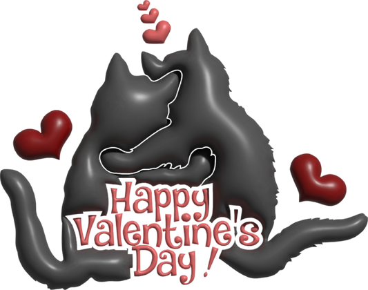 Happy Valentine's Day Cats