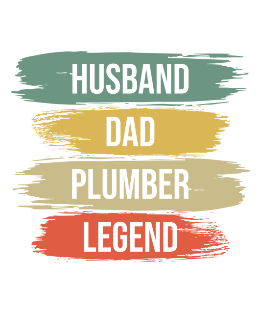 Husband Dad Plumber Legend